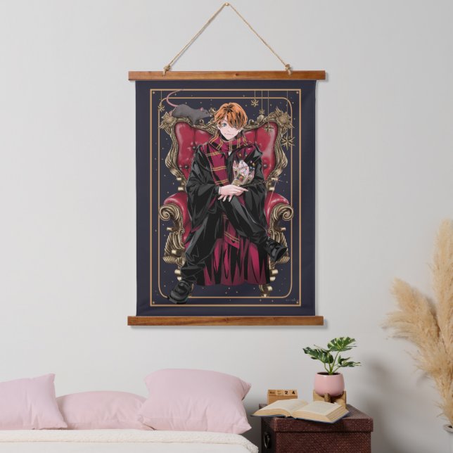 HARRY POTTER™ | Anime Ron Weasley Seated Hanging Tapestry (Bedroom)
