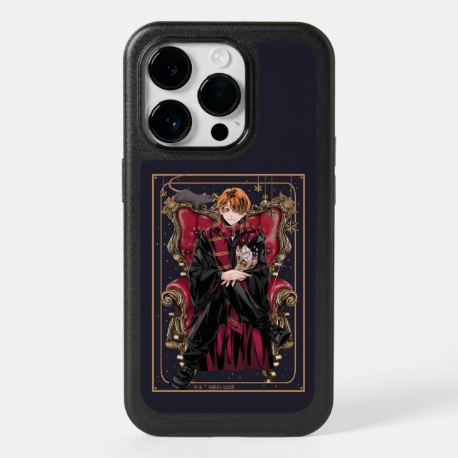 HARRY POTTER™ | Anime Ron Weasley Seated Otterbox iPhone Case (Back)