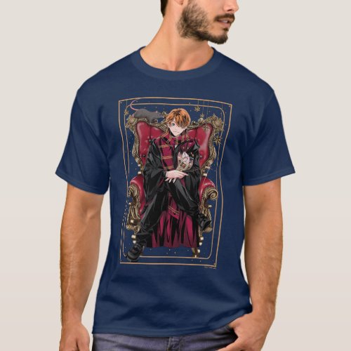 HARRY POTTERâ  Anime Ron Weasley Seated T_Shirt