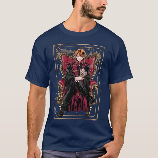 HARRY POTTER™ | Anime Ron Weasley Seated T-Shirt (Front)
