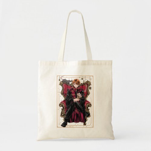 HARRY POTTER  Anime Ron Weasley Seated Tote Bag