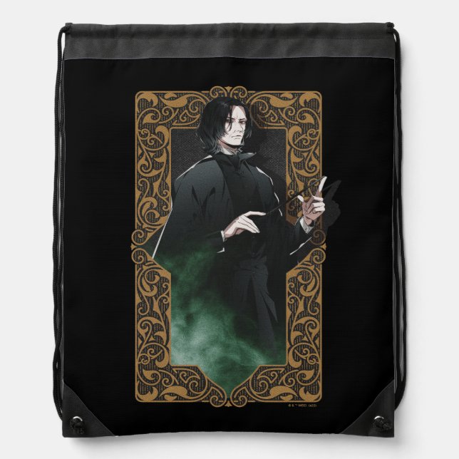 HARRY POTTER™ | Anime Snape Frame Graphic Drawstring Bag (Front)