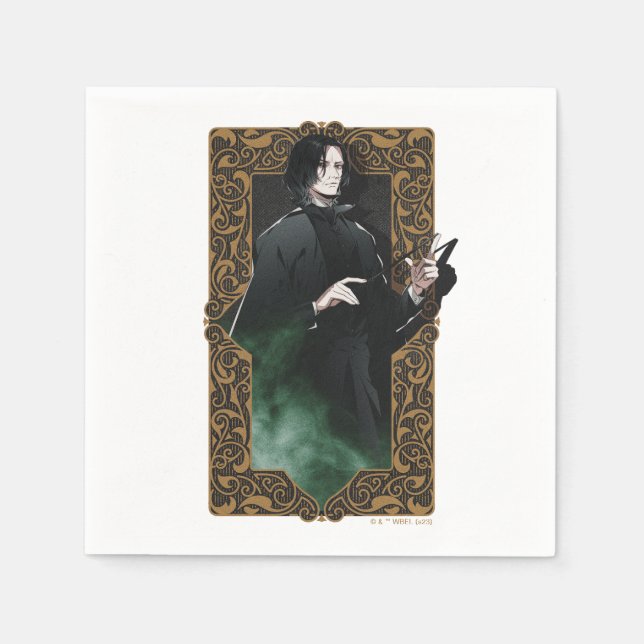 HARRY POTTER™ | Anime Snape Frame Graphic Napkins (Front)