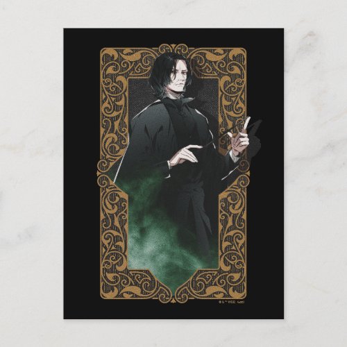 HARRY POTTERâ  Anime Snape Frame Graphic Postcard