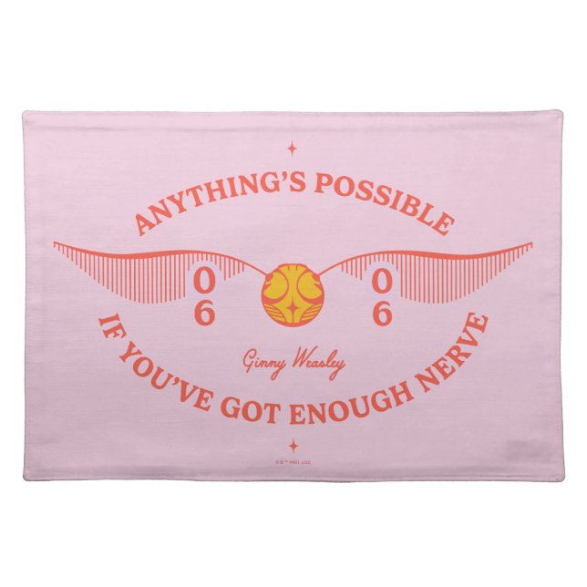 HARRY POTTER™ | Anything's Possible Cloth Placemat (Front)