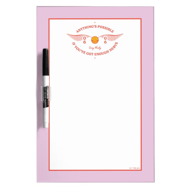 HARRY POTTER™ | Anything's Possible Dry Erase Board (Front)