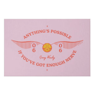 HARRY POTTER™   Anything's Possible Faux Canvas Print