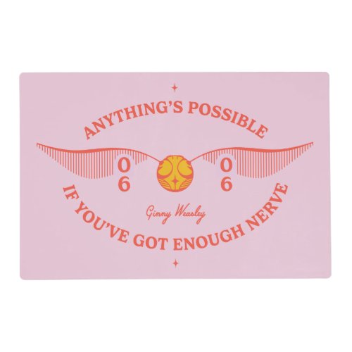 HARRY POTTERâ  Anythings Possible Placemat