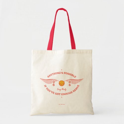 HARRY POTTERâ  Anythings Possible Tote Bag