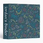 HARRY POTTER™ Artifacts Line Art Pattern 3 Ring Binder