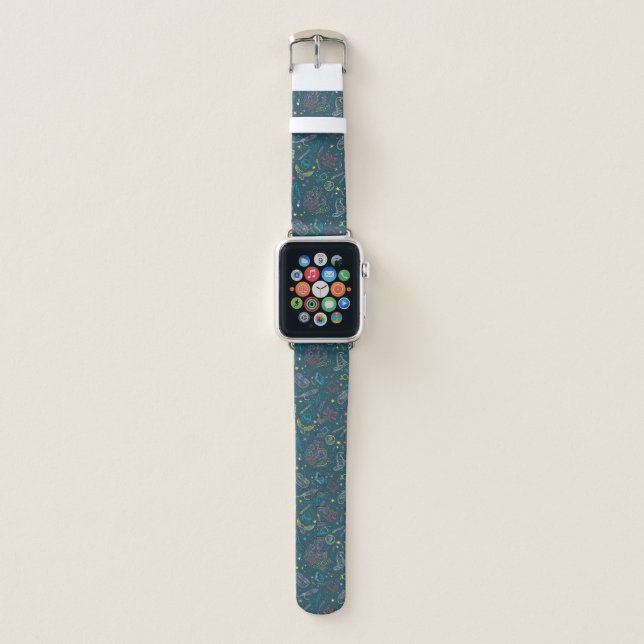 HARRY POTTER™ Artifacts Line Art Pattern Apple Watch Band (Front)