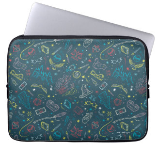 HARRY POTTER™ Artifacts Line Art Pattern Laptop Sleeve