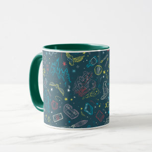 HARRY POTTER™ Artifacts Line Art Pattern Mug
