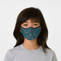 HARRY POTTER™ Artifacts Line Art Pattern Premium Face Mask