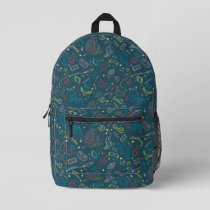 HARRY POTTER™ Artifacts Line Art Pattern Printed Backpack