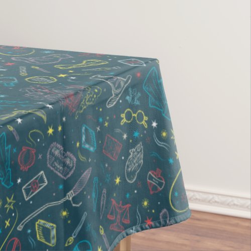 HARRY POTTER Artifacts Line Art Pattern Tablecloth