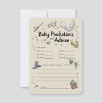 Harry Potter - Baby Predictions & Advice Invitation