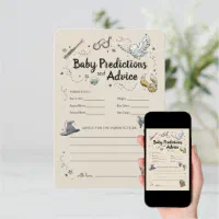 Harry Potter - Baby Predictions & Advice Invitation