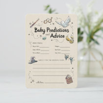 Harry Potter - Baby Predictions & Advice Invitation