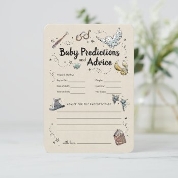 Harry Potter - Baby Predictions & Advice Invitation by harrypotter at Zazzle