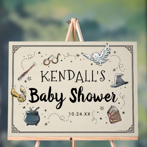 Harry Potter Baby Shower  Acrylic Sign