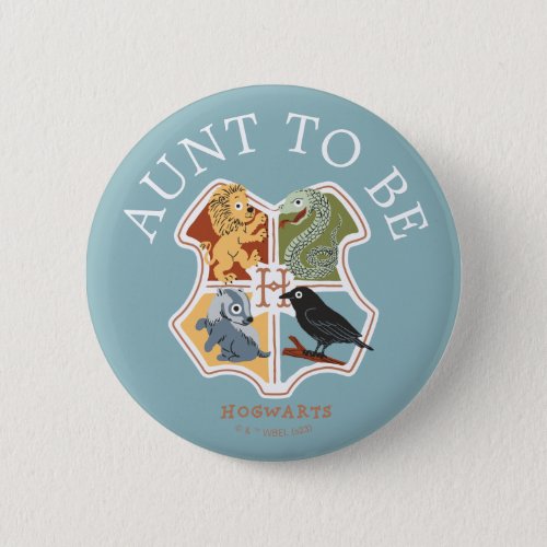 Harry Potter Baby Shower  Aunt To Be Button