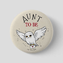Harry Potter Baby Shower | Aunt To Be Button