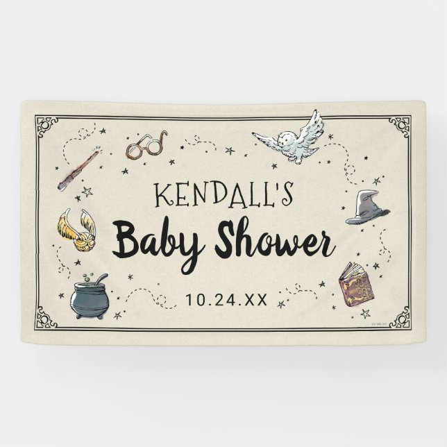 Harry Potter Baby Shower  Banner (Horizontal)