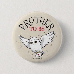 Harry Potter Baby Shower   Brother To Be Button