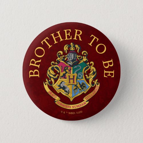 Harry Potter Baby Shower  Brother To Be Button