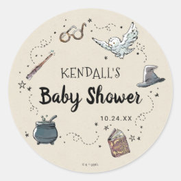 Harry Potter Baby Shower Classic Round Sticker