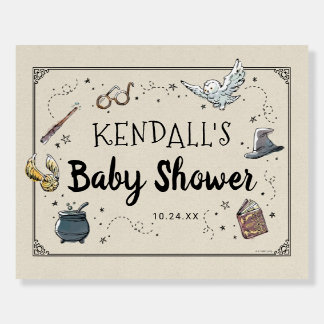 Harry Potter Baby Shower Foam Board