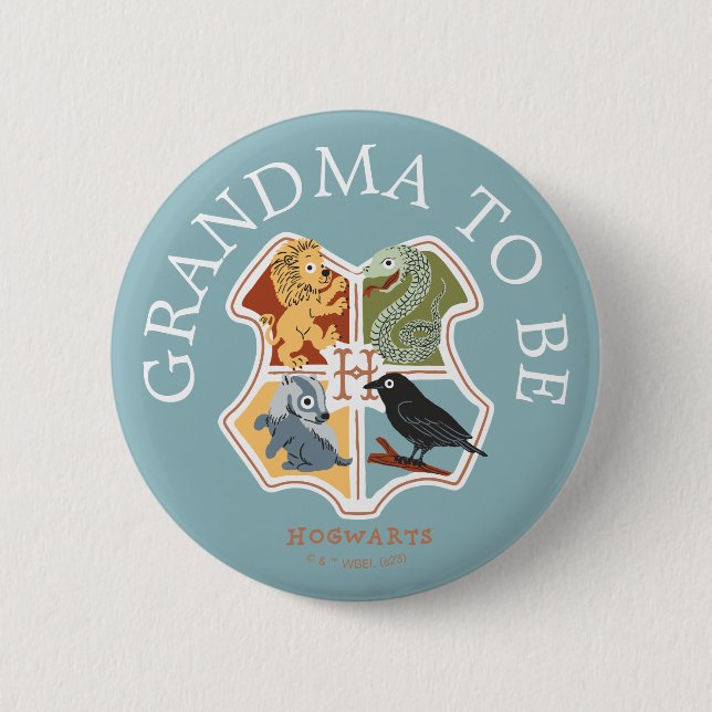Harry Potter Baby Shower | Grandma To Be Button (Front)