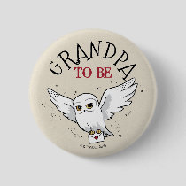 Harry Potter Baby Shower | Grandpa To Be Button