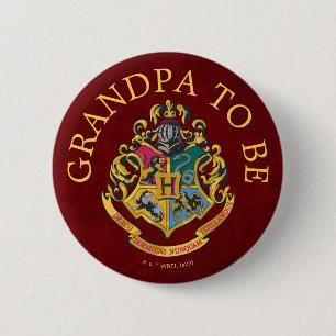 Harry Potter Baby Shower   Grandpa To Be Button