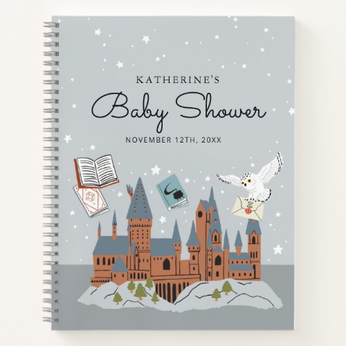 Harry Potter  Baby Shower Guest Gift List Notebook