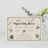 Harry Potter Baby Shower Invitation (Standing Front)