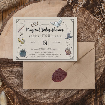 Harry Potter Baby Shower Invitation by harrypotter at Zazzle
