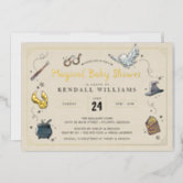 Harry Potter Baby Shower - RETRO INVITES