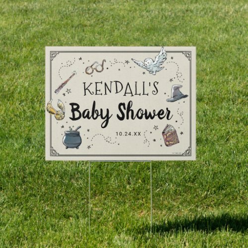 Harry Potter Baby Shower Sign