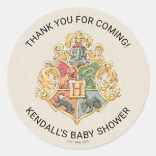 Harry Potter Baby Shower Thank You Classic Round Sticker