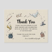 Harry Potter | Baby Shower Thank You Postcard