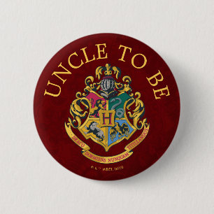 Harry Potter Baby Shower   Uncle To Be Button