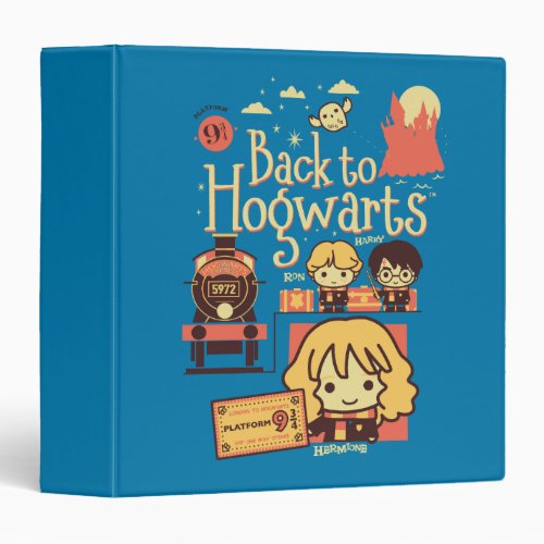 HARRY POTTER  BACK TO HOGWARTS 3 RING BINDER