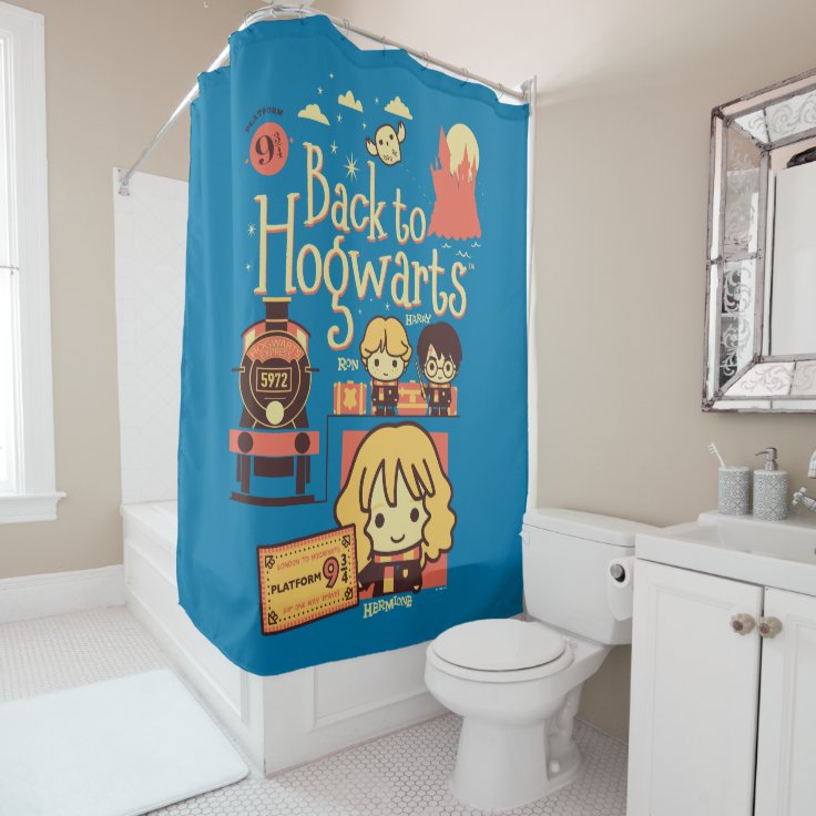 HARRY POTTER™ BACK TO HOGWARTS™ SHOWER CURTAIN Zazzle