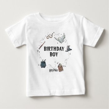 Harry Potter Birthday Boy Baby T-shirt by harrypotter at Zazzle