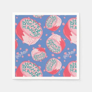 HARRY POTTER™ Birthday Cake Pattern Napkins