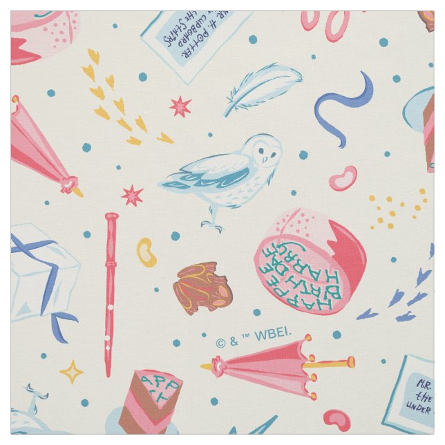 HARRY POTTER™ Birthday Celebration Pattern Fabric (Swatch)