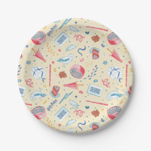 HARRY POTTER™ Birthday Celebration Pattern Paper Plates