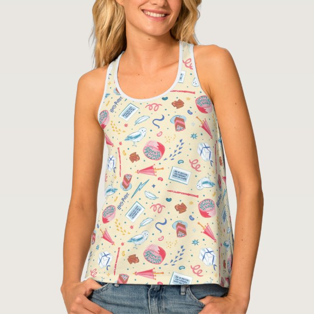 HARRY POTTER™ Birthday Celebration Pattern Tank Top (Front)